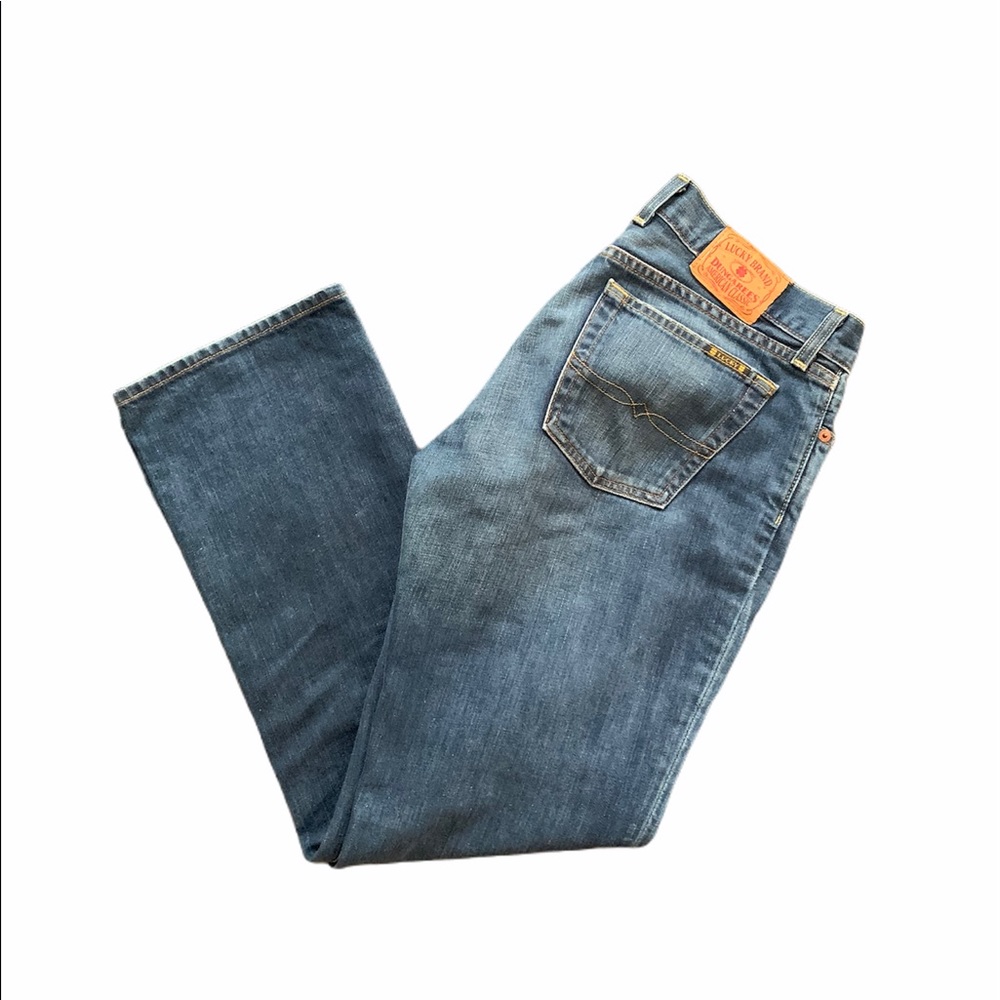 Lucky Brand Sweet Dream Cuffed Crop Dungarees